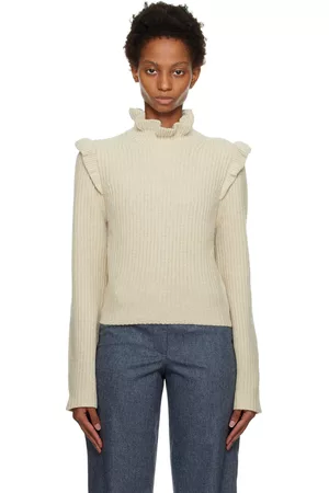 See by Chloé Women Sweaters - Off-White Ruffle Sweater