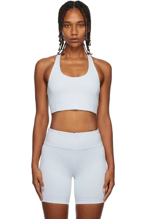 Beige Zoom Sports Bra by Outdoor Voices on Sale