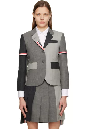 Thom Browne Gray Fun-Mix Blazer