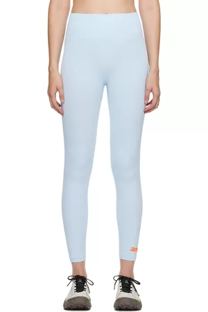 Reebok Women Leggings - Blue Seamless Leggings