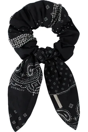 Givenchy Kids Black & White Bow Scrunchie
