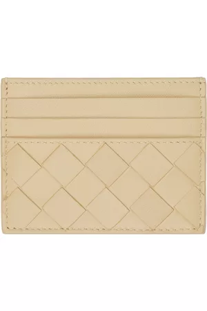 Bottega Veneta Beige Intrecciato Card Holder