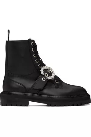 Jimmy Choo Women Boots - Black Cora Boots