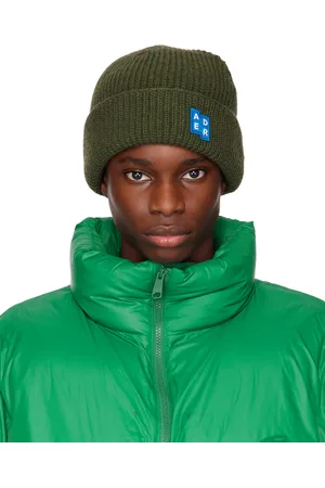 Ader Error Khaki Logo Beanie