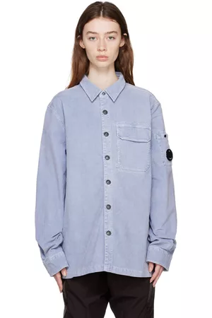 C.P. Company Blue Flap Pocket Shirt