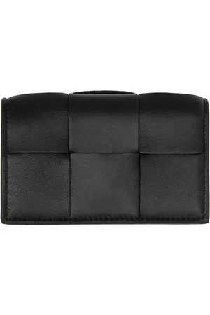 Bottega Veneta Black Business Card Holder