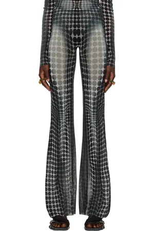 Jean Paul Gaultier SSENSE Exclusive Gray Dots Lounge Pants