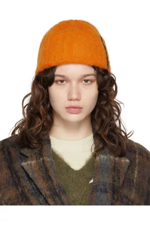 Ader Error Orange Rivington Beanie