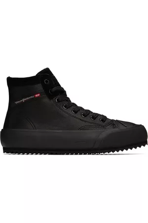 Diesel Men High Top Sneakers - Black S-Principia Mid X Sneakers