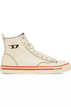Diesel Men High Top Sneakers - White Athos Sneakers