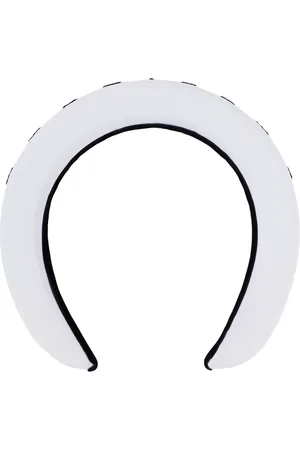 Maison Margiela Kids White Logo Headband