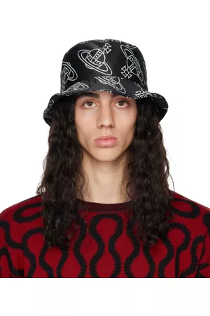 Vivienne Westwood Black Orb Bucket Hat