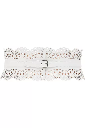 Alaïa White Openwork Bustier Belt