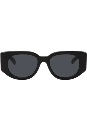 Salvatore Ferragamo Black Cat-Eye Sunglasses