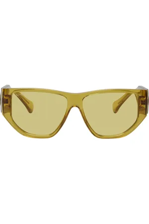 Salvatore Ferragamo Women Sunglasses - Yellow Cat-Eye Sunglasses