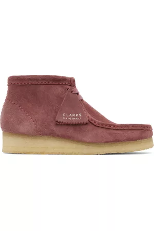 Clarks Pink Wallabee Boots