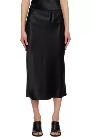 Joseph Women Midi Skirts - Black Foundations Isaak Midi Skirt