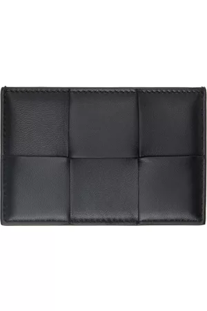 Bottega Veneta Black Credit Card Case