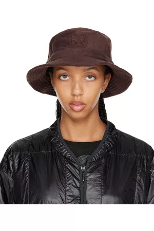 Pins & Needles Brown Embroidered Bucket Hat