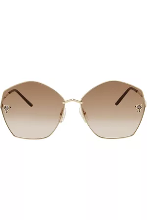 Cartier Gold Hexagonal Sunglasses