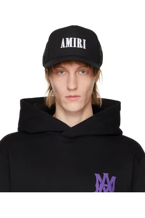 AMIRI Black Core Logo Trucker Cap
