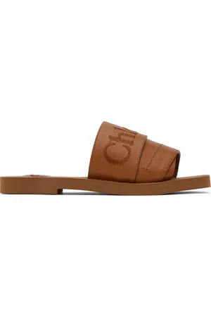 Chloé Women Sandals - Brown Woody Mules