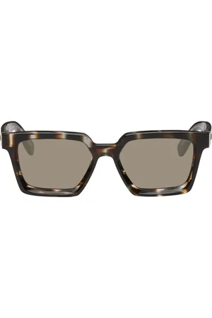 Z Zegna Tortoiseshell Square Sunglasses