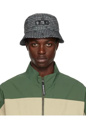 NEIGHBORHOOD Gray Check Bucket Hat