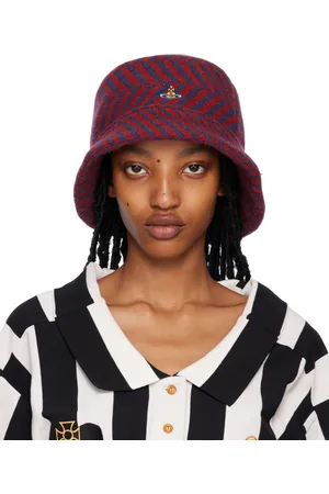 Vivienne Westwood Red Herringbone Bucket Hat