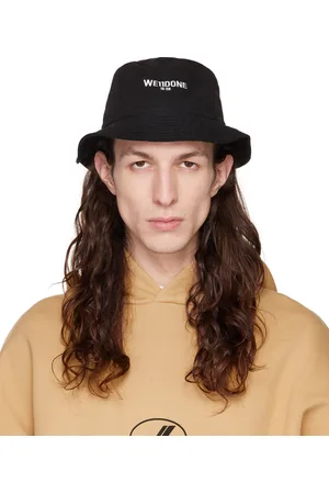 We11 Done Black Washed Bucket Hat