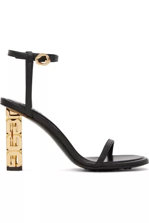 Givenchy Black G Cube Heeled Sandals
