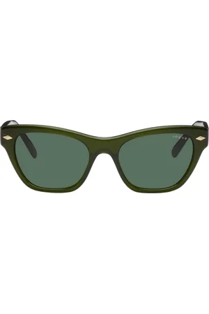 vogue Green Hailey Bieber Edition Square Sunglasses