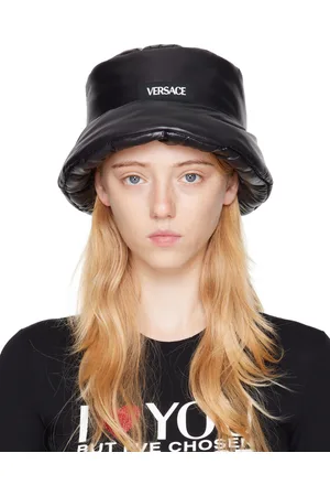 VERSACE Black Logo Hat