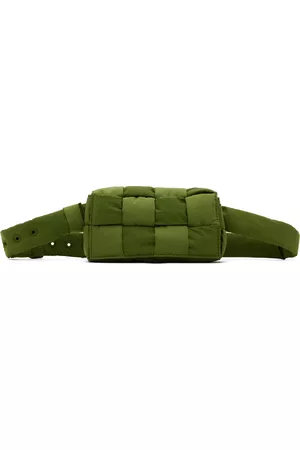 Bottega Veneta Khaki Padded Tech Cassette Bag