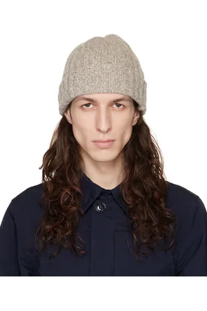 Aspesi Men Beanies - Beige Wool Beanie
