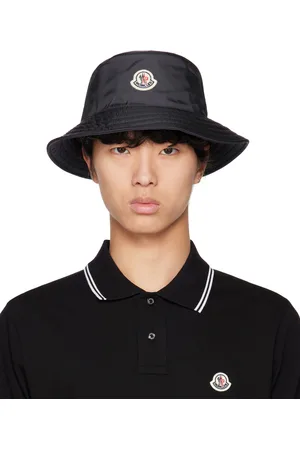Moncler Navy Logo Bucket Hat