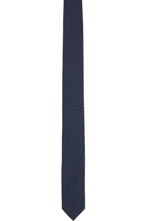 HUGO BOSS Navy Striped Tie