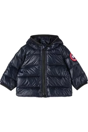 Canada Goose Baby Navy Crofton Hoody Down Jacket