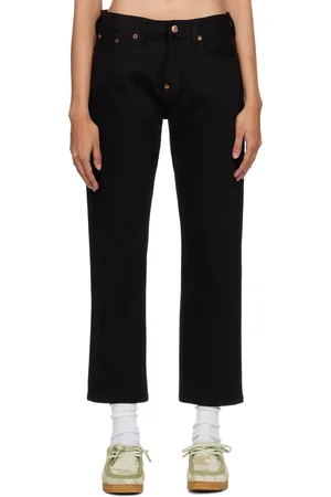 Evisu Women Jeans - Black Daicock Jeans