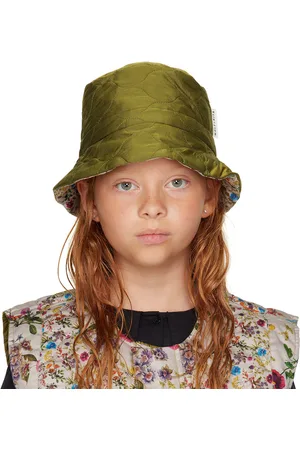 Wolf & Rita Hats - Kids Khaki Quilted Bucket Hat