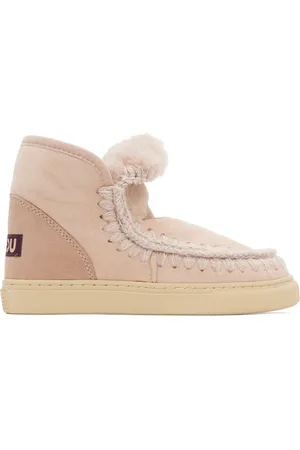 Mou Pink Suede Boots