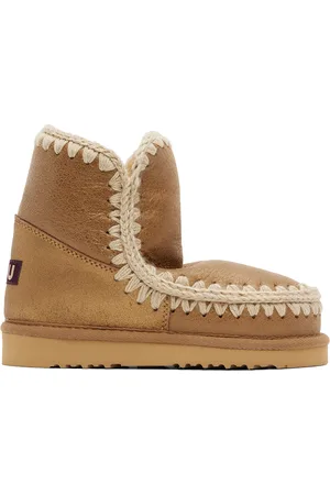 Mou Beige Suede Boots