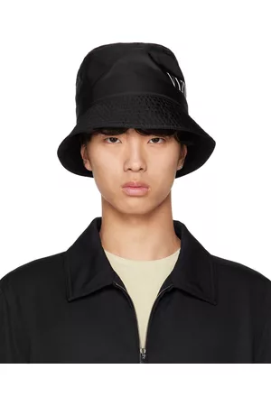 VALENTINO GARAVANI Black Print Bucket Hat