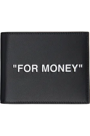 OFF-WHITE Black 'For Money' Wallet