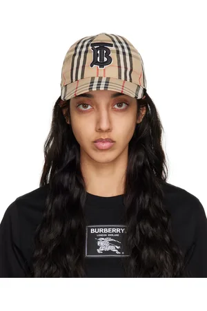 Burberry Beige Monogram Motif Cap
