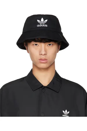adidas Black Trefoil Bucket Hat