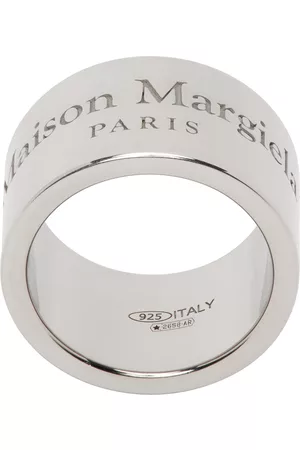 Maison Margiela Silver Thick Band Ring