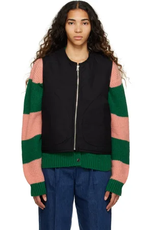 YMC Black Wyatt Reversible Vest