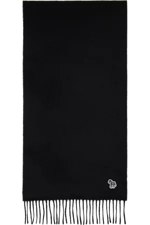 Paul Smith Men Scarves - Black Zebra Scarf