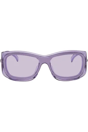 Givenchy Purple Rectangular Sunglasses